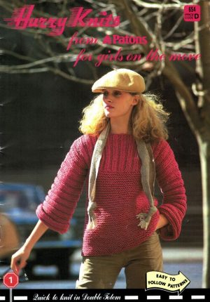 Patons 654 - Hurry Knits for girls on the move