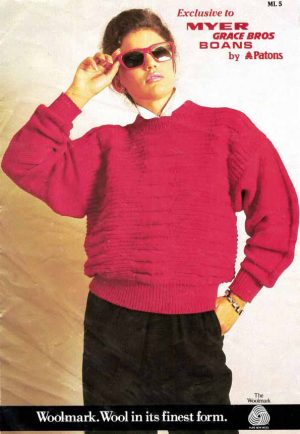 Patons ML5 - Lady's Jumper