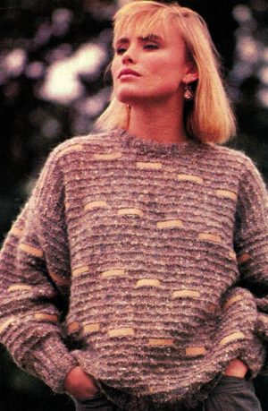 Designer Knitwear from the Woman's Day February 1985 - Image 3