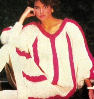 Designer Knitwear from the Woman's Day February 1985 - Image 7