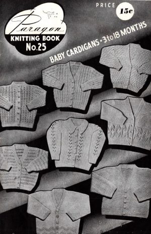 Paragon 25 - Baby Cardigans for 3 to 18 months