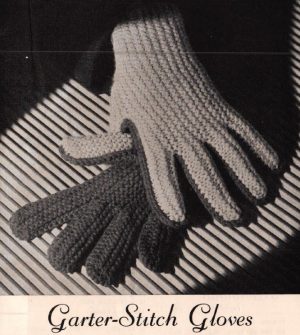 Patons R10 - Gloves for Ladies and children - gallery image - garter stitch gloves