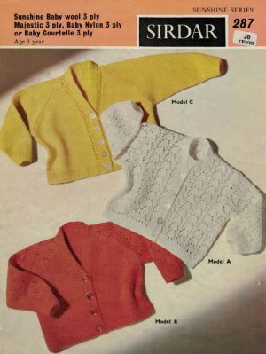 Sirdar 287 - Baby's Cardigans