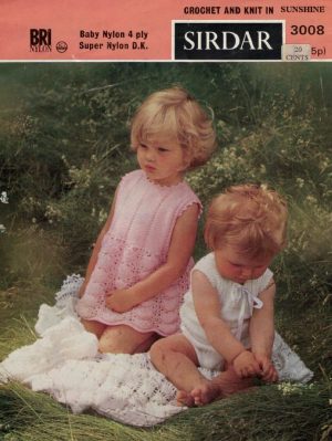 Sirdar 3008 - Dress, Shell, Panties and Shawl