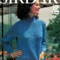 Sirdar 5180 - Lady's raglan polo