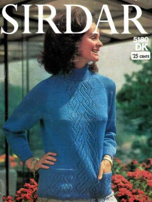 Sirdar 5180 - Lady's raglan polo