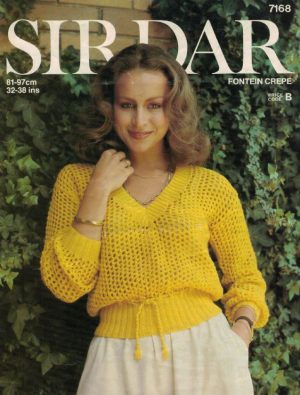 Sirdar 7168 - Open Knit Sweater