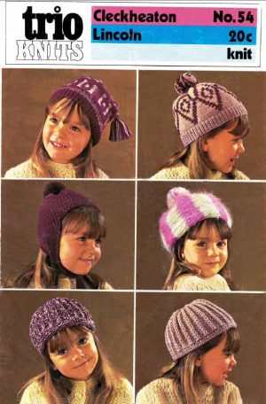 Trio Knit 54 - Childs hats