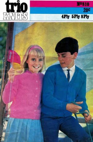 Trio Knits 810 - Children's Cardigans