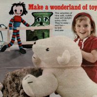 Knitted Toys from Woman Magazine printed in the 1960s