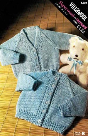 Villawool L619 - Baby's Cardigan
