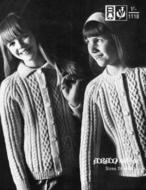 Bellmans 1118 - Two in Aran - Cardigans