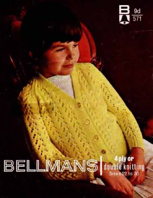 Bellmans 571 - Sitting Pretty - Girl's Cardigan