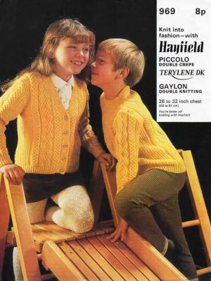 Hayfield 969 - Children's Sweater and Cardigan