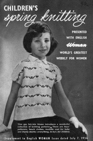 Woman 7 July 1956 - Children's Spring Knitting