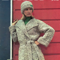 Patons 1345 - Super Set Jacket and Hat
