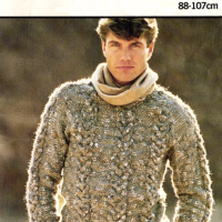 Thorobred 330 - Man's Cable Sweater