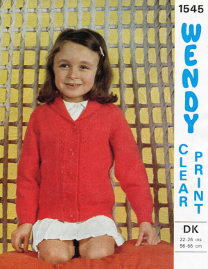 Wendy 1545 - Girl's Cardigan