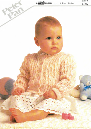 Peter Pan P517 - Baby's Cardigan