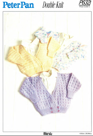 Peter Pan P632 - Cross Over Cardigans