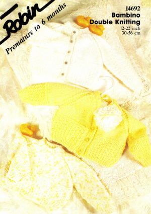 Robin 14692 - Premature to 6 months - Sweater and Cardigans