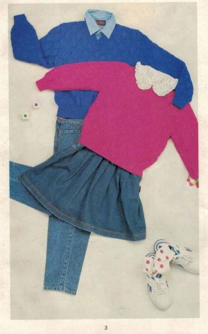 Cleckheaton 731 Country Kids Classics - gallery image - 3 Childs round or v neck jumper