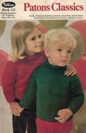 Patons 112 - Raglan Jumpers for Toddlers - gallery image - back cover