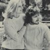 Patons 451 - Arans in jet - gallery image - 6 lady man jumper
