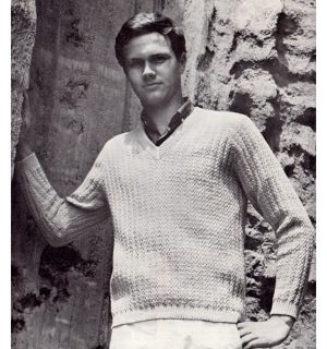 Patons 721 easy-going knits for men - gallery image - pullover 7213