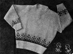 Patons KB 457 babies jumpers from birth to 18 months - gallery image - annabel