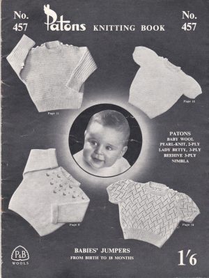 Patons KB 457 babies jumpers from birth to 18 months - product image - front cover