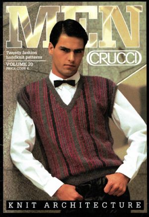 Crucci - 20 mens fashion handknit patterns - pi - front cover