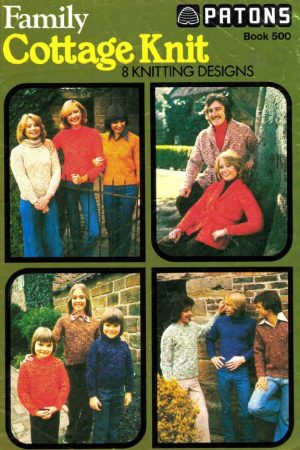 Patons 500 - Family Cottage Knit 8 designs - pi - front cover