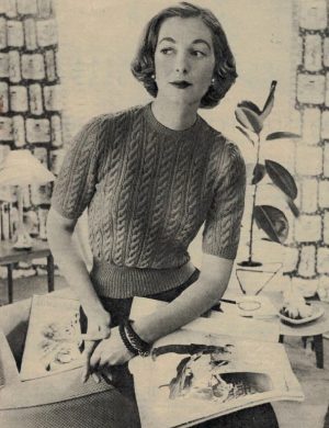 WW Home Knitting - gi - a charming twin set 1