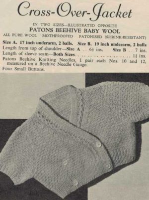 Patons Knitting Book R 21 - cross over jacket