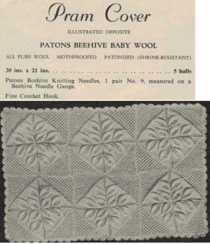 Patons Knitting Book R 21 - pram cover