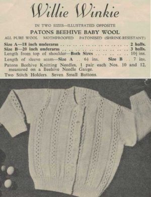 Patons Knitting Book R 21 - willie winkie