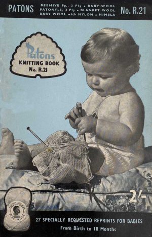 Patons Knitting Book R 21 - front cover