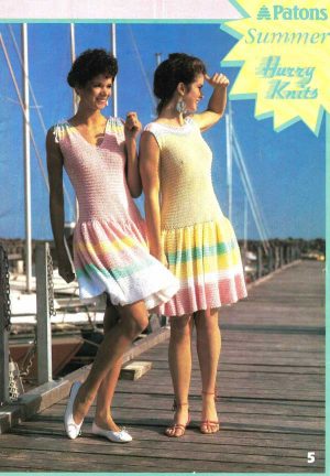 Patons 720 - Summer Hurry Knits - gi - 5 ladys mini dress