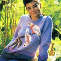 Patons 748 - totally totem - pi - front cover - 1 ladys jumper