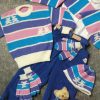 Patons 820 - Family Coordinates - Childs bears and stripes set