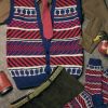 Patons 820 - Family Coordinates - Mans fair isle vest and matching socks