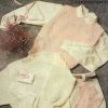 Patons 820 - Family Coordinates - back cover - Ladys lacy jumper or vest and matching socks