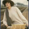 Patons Classic Collection No 53 - 1 set-in sleeved jumper with 3 neckline variations