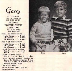 Patons R22 - gi - garry and johnny