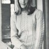 Villawool Book 147 - Designs for Ladies - gi - 2 cable sweater