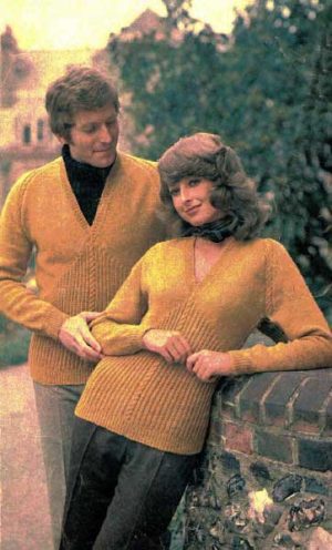 WW Family Knits 260674 - cable and rib sweater