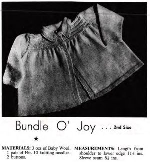 Paragon 39 - Matinee Jackets - Bundle O Joy