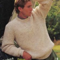 Patons 753 - a man for all seasons - front cover - 1 jumper