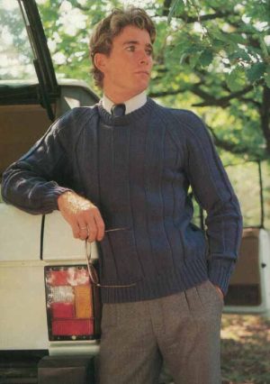 Patons 753 - a man for all seasons - gi - 6 jumper